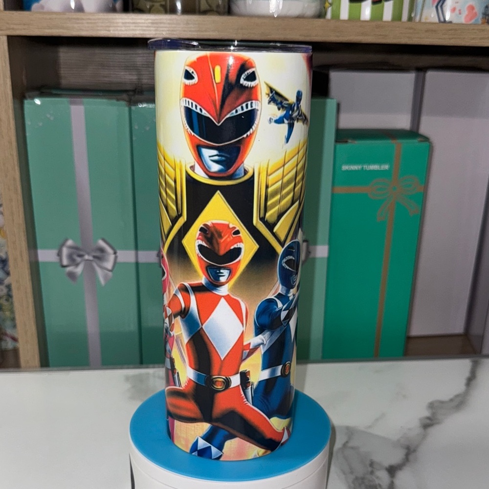 20oz Power Rangers Tumbler